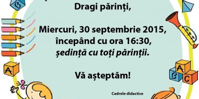 Sedinta cu toti parintii